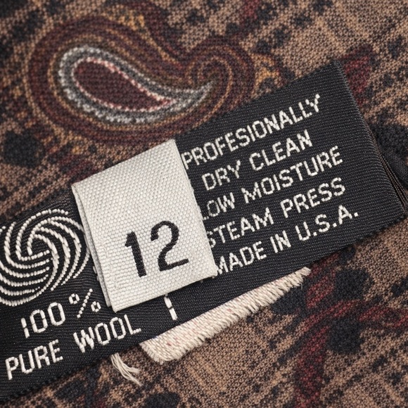 Evan Picone Black Wool Double Breasted Coat Size 12 | Classic Long Coat - Picture 6 of 6